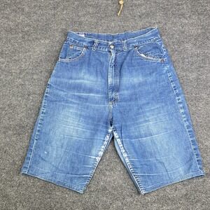 Vintage JcPenneys Ranchcraft Denim Shorts Womens Size 20 Blue High Waisted